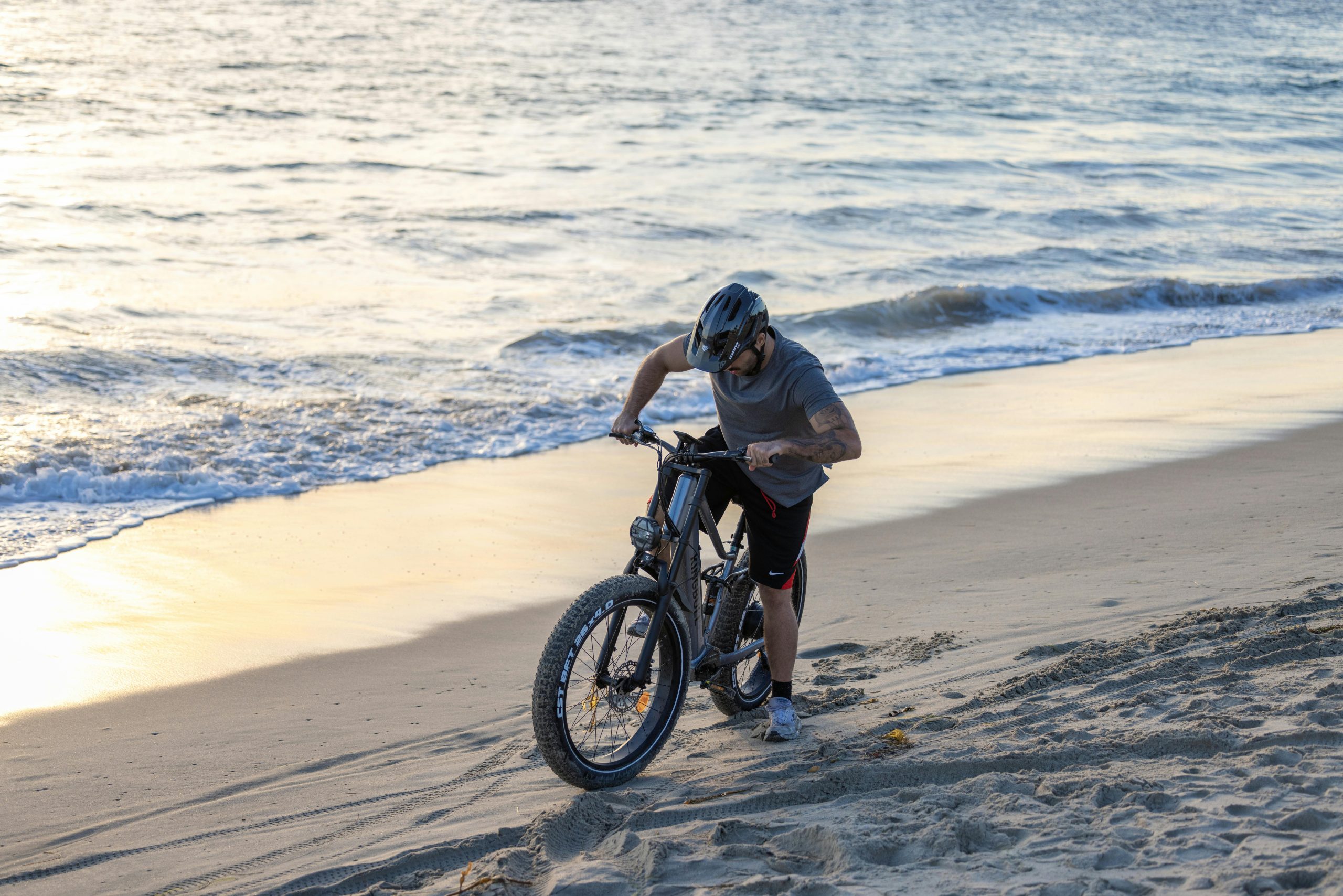 Mountain Biking On Sand