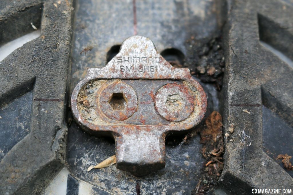 Dirty Shimano SPD Cleat