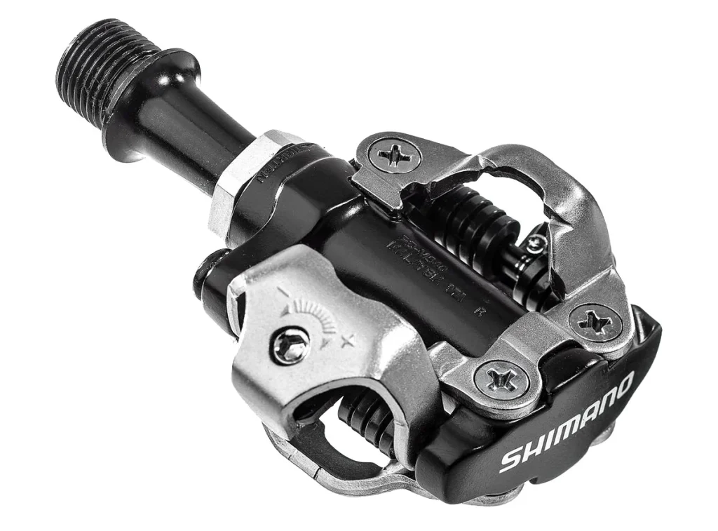 Shimano M540 Clipless MTB pedal
Shimano SPD Setup