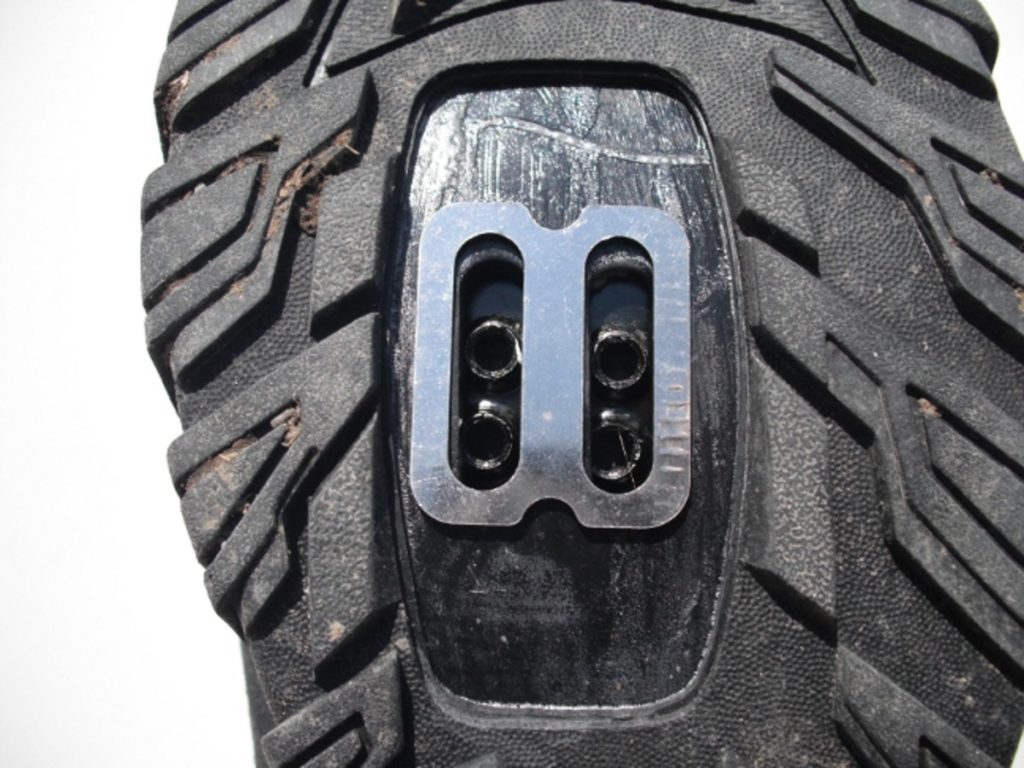SPD Cleat Slot on shoe