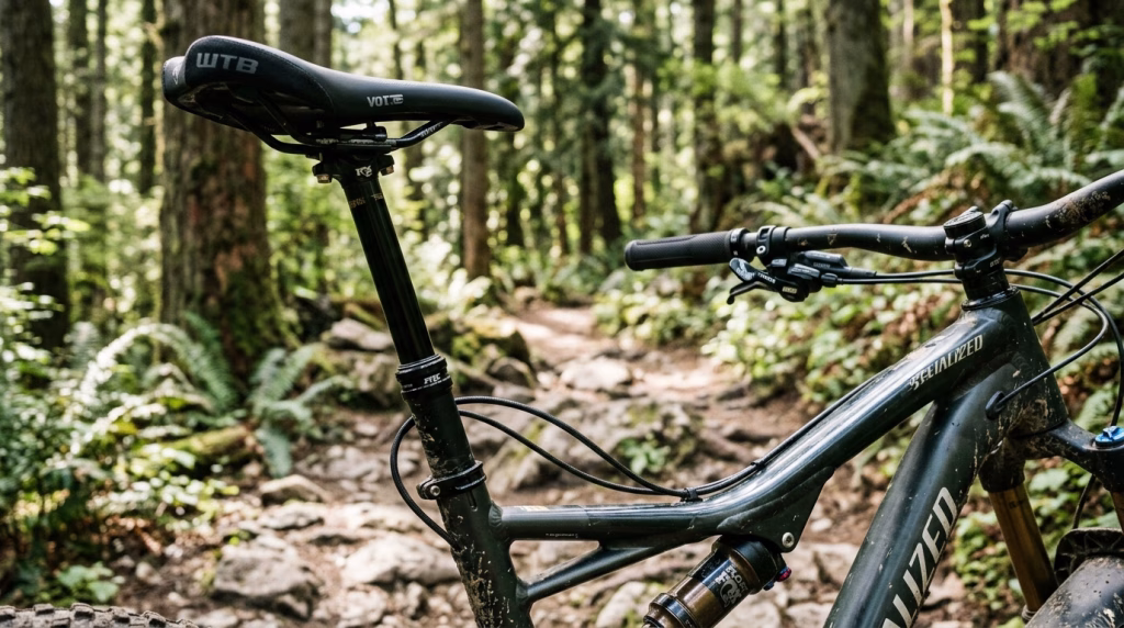 Dropper post travel and saddle height on a mountain bike Dropper post travel and saddle height on a mountain bike