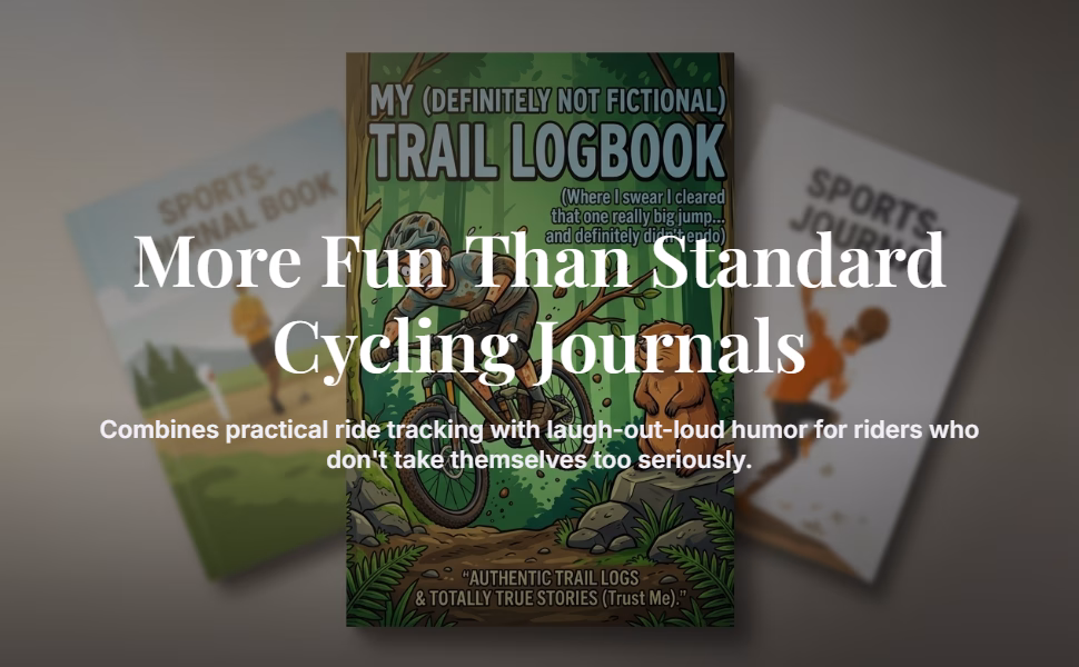 My (Definitely Not Fictional) trail Logbook - More Fun Than Standard Cycling Journals book image