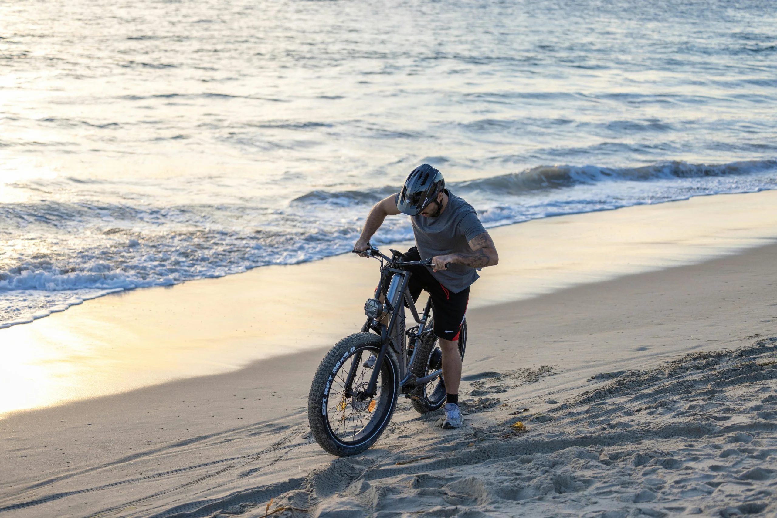 Mountain Biking On Sand